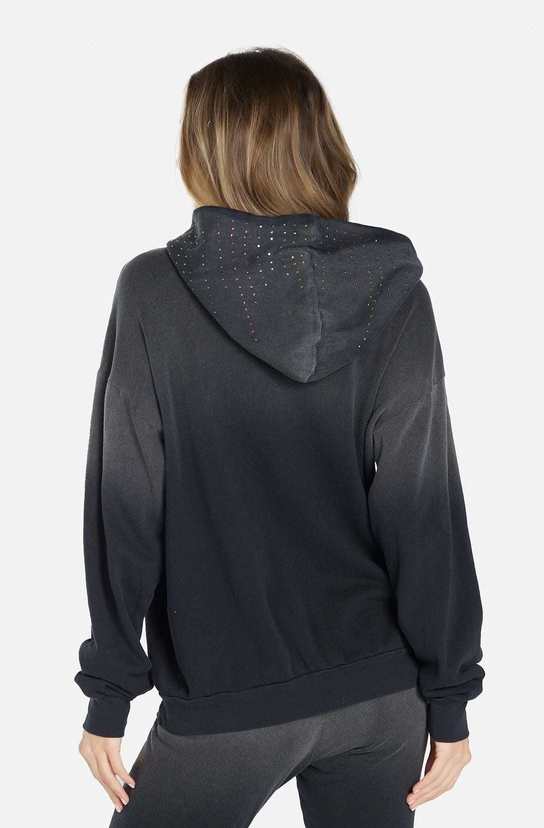 Lauren Moshi Harmony Wild Wolf Hooded Sweatshirt Sweater by Lauren Moshi as seen on celebrities