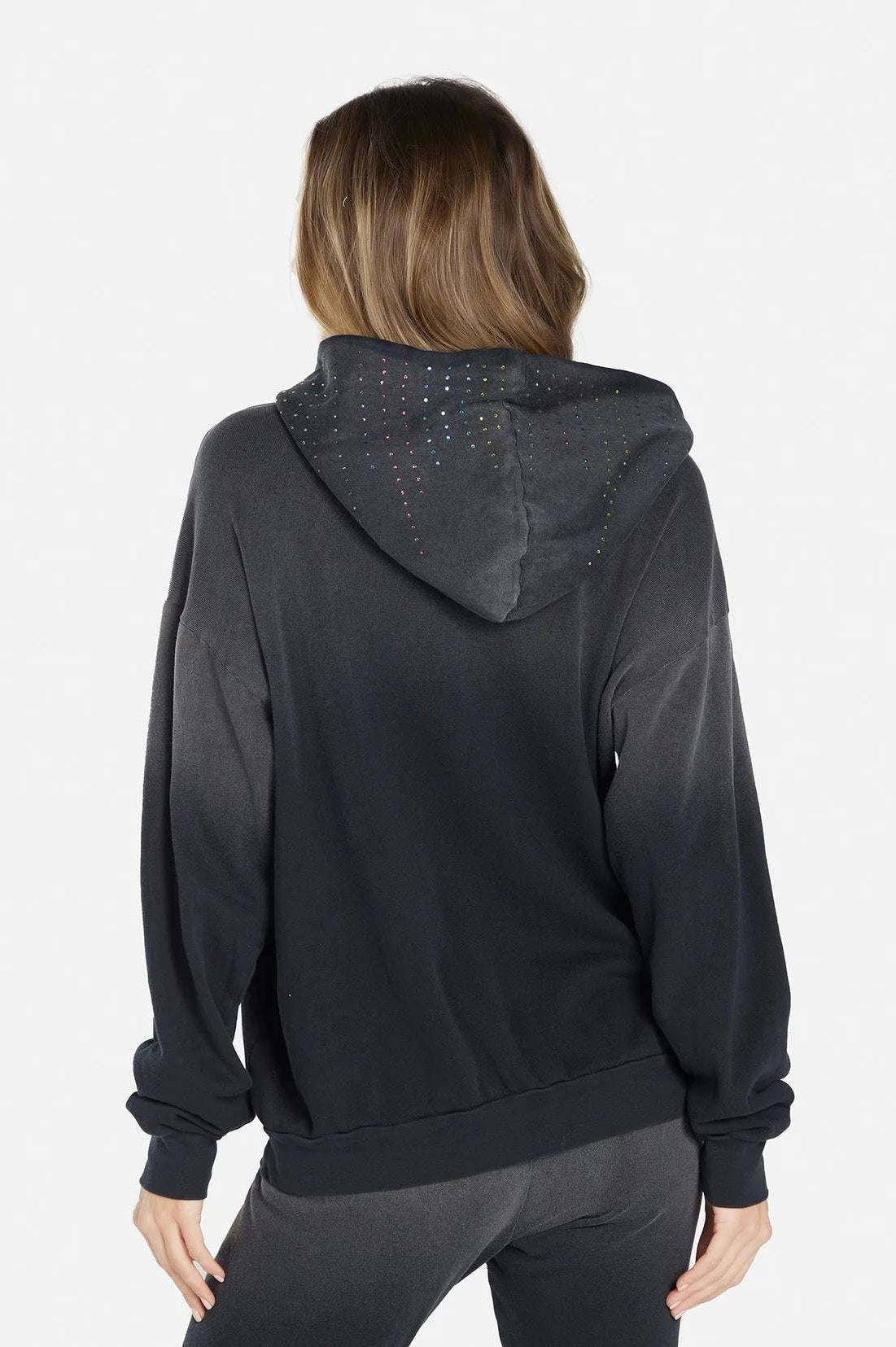 Lauren Moshi Harmony Wild Wolf Hooded Sweatshirt Sweater by Lauren Moshi as seen on celebrities