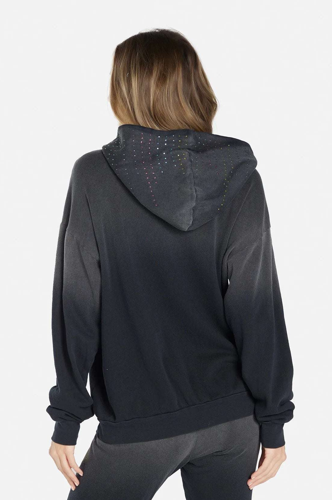 Lauren Moshi Harmony Wild Wolf Hooded Sweatshirt Sweater by Lauren Moshi as seen on celebrities