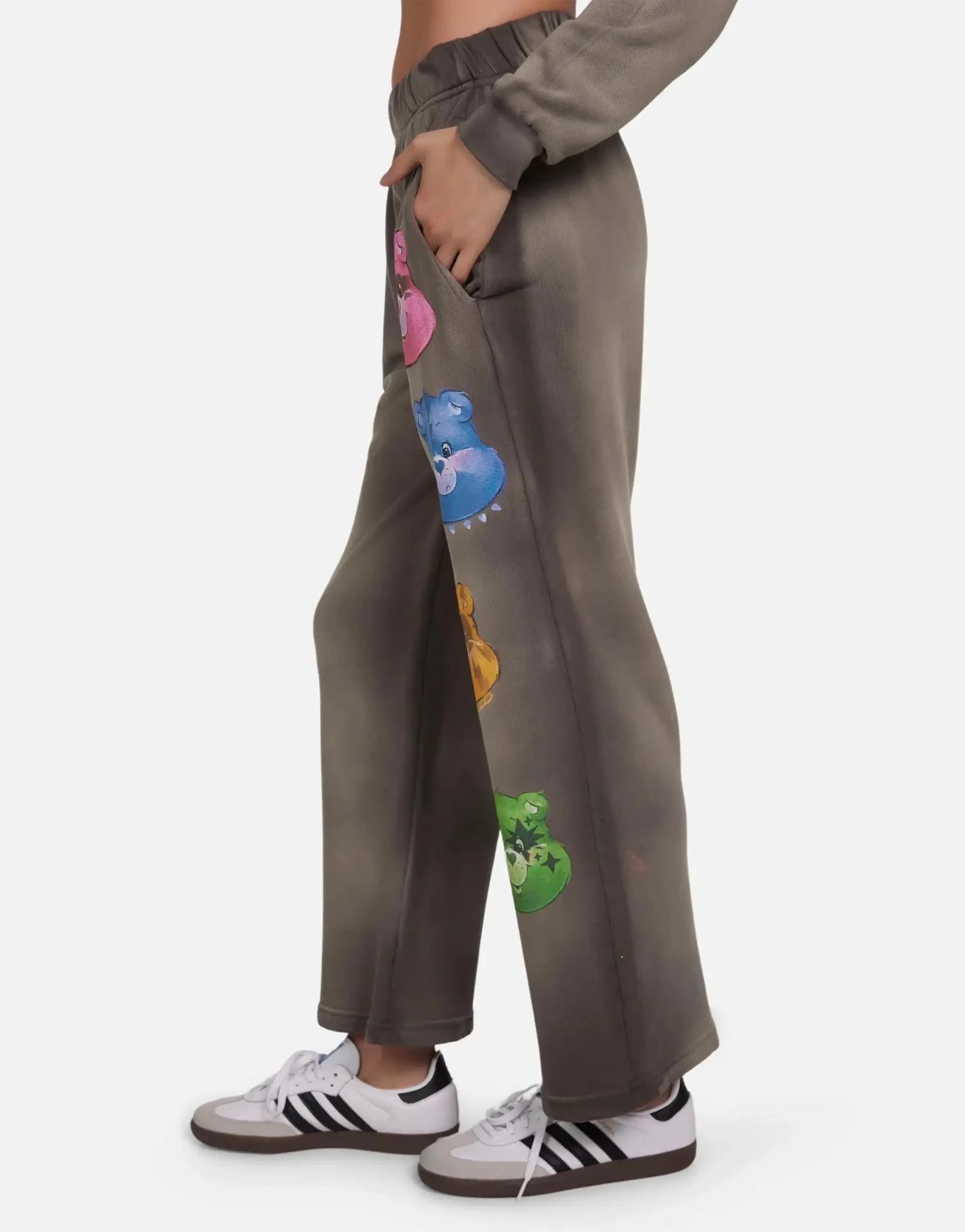 Lauren Moshi Juvia Rock Care Bear Sweatpants - Spoiled Brat