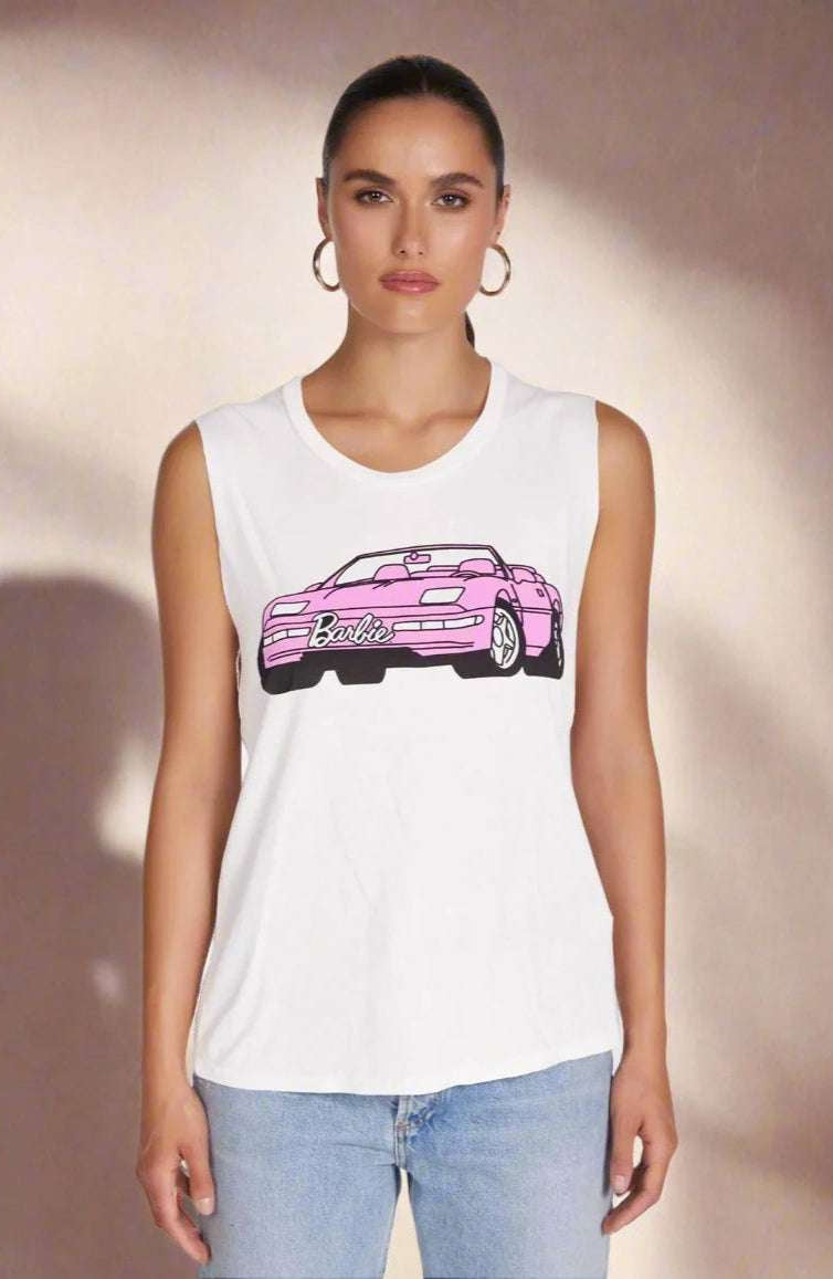 Lauren Moshi Kel X Barbie Convertible Tank Top - Spoiled Brat