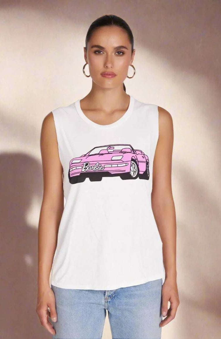 Lauren Moshi Kel X Barbie Convertible Tank Top - Spoiled Brat