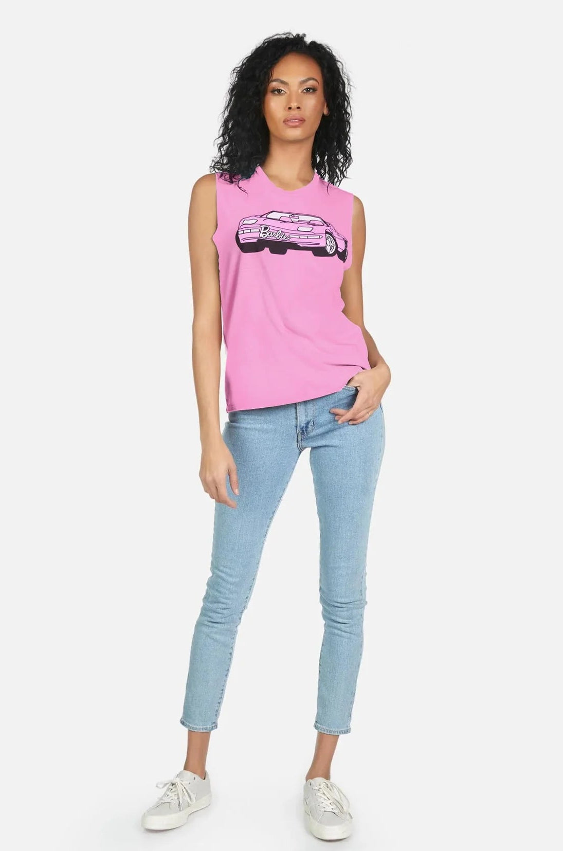 Shop Lauren Moshi Lauren Moshi Kel X Barbie Convertible Tank Top T-Shirt for women – premium loungewear and festival fashion at Spoiled Brat