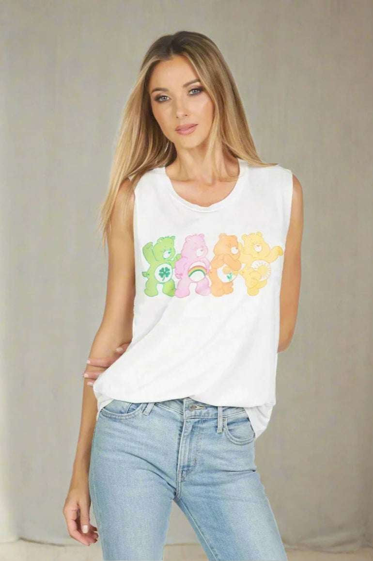 Lauren Moshi Kel X Care Bears Tank Top T-Shirt by Lauren Moshi as seen on celebrities