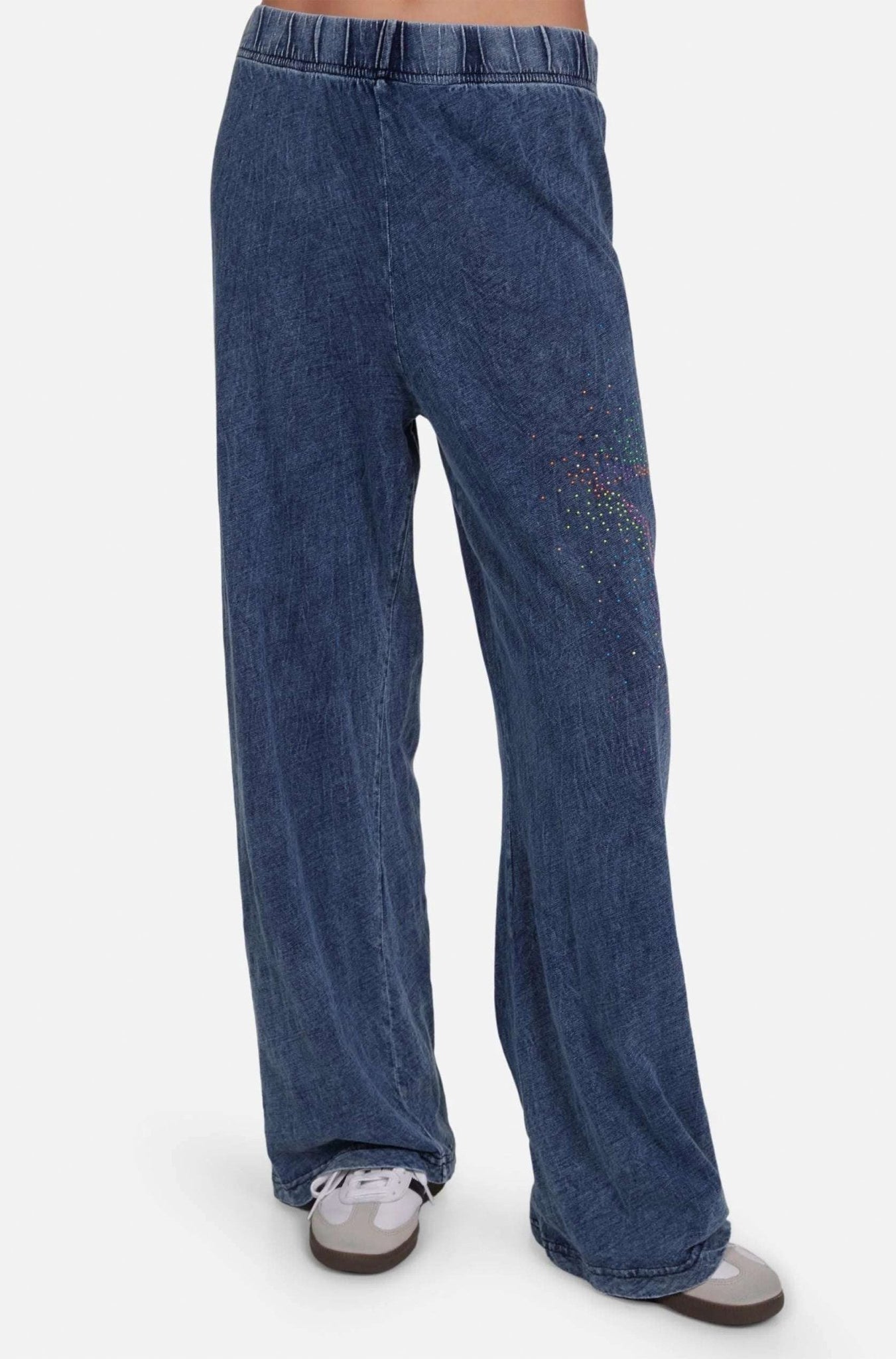 Lauren Moshi Martina Neon Stud Starburst Trousers - Spoiled Brat