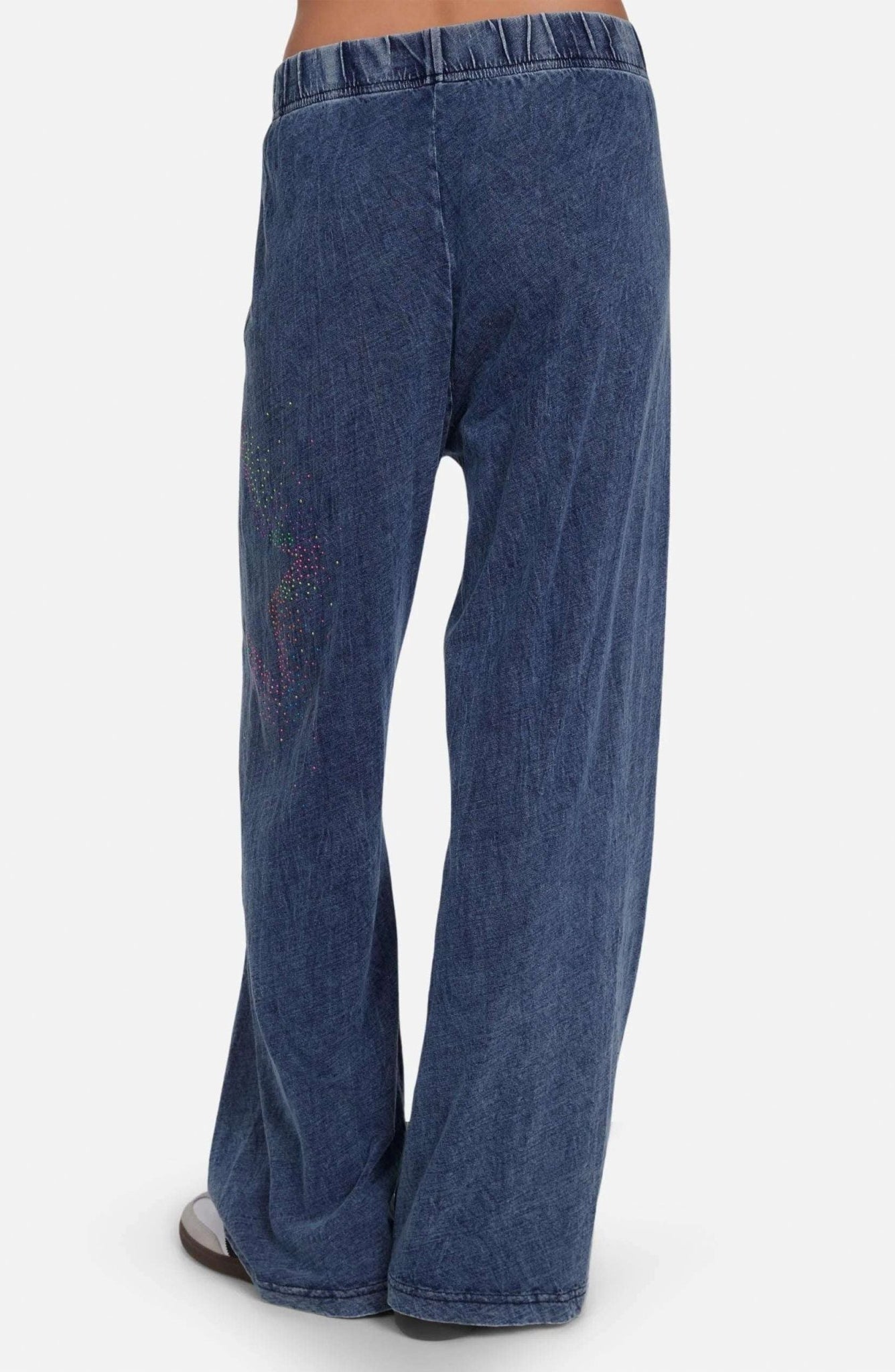 Shop Lauren Moshi Lauren Moshi Martina Neon Stud Starburst Trousers Joggers for women – premium loungewear and festival fashion at Spoiled Brat