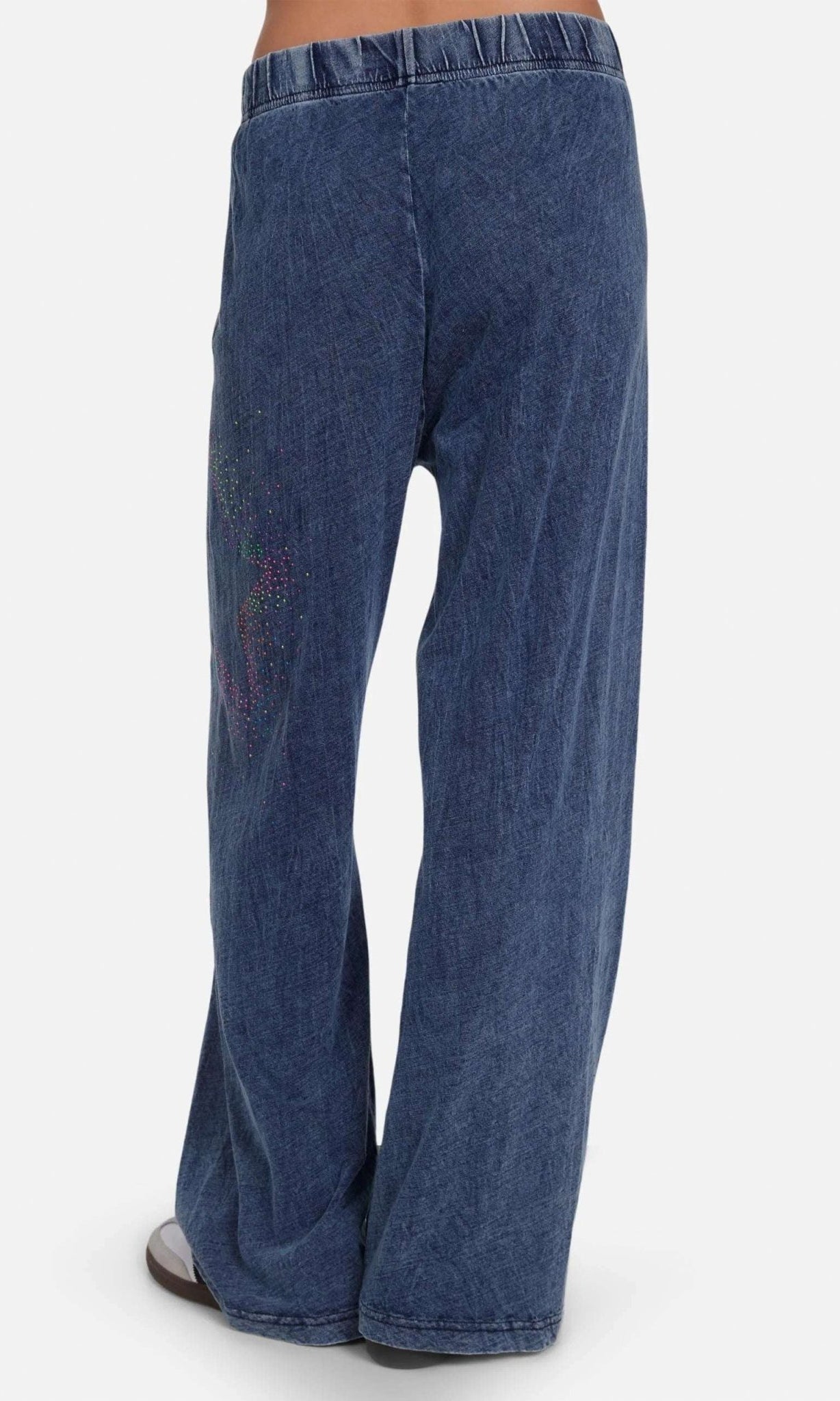 Shop Lauren Moshi Lauren Moshi Martina Neon Stud Starburst Trousers Joggers for women – premium loungewear and festival fashion at Spoiled Brat