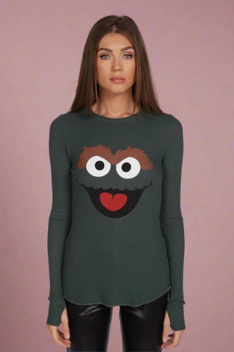 Lauren Moshi McKinley Oscar The Grouch Long Sleeved Tee - Spoiled Brat