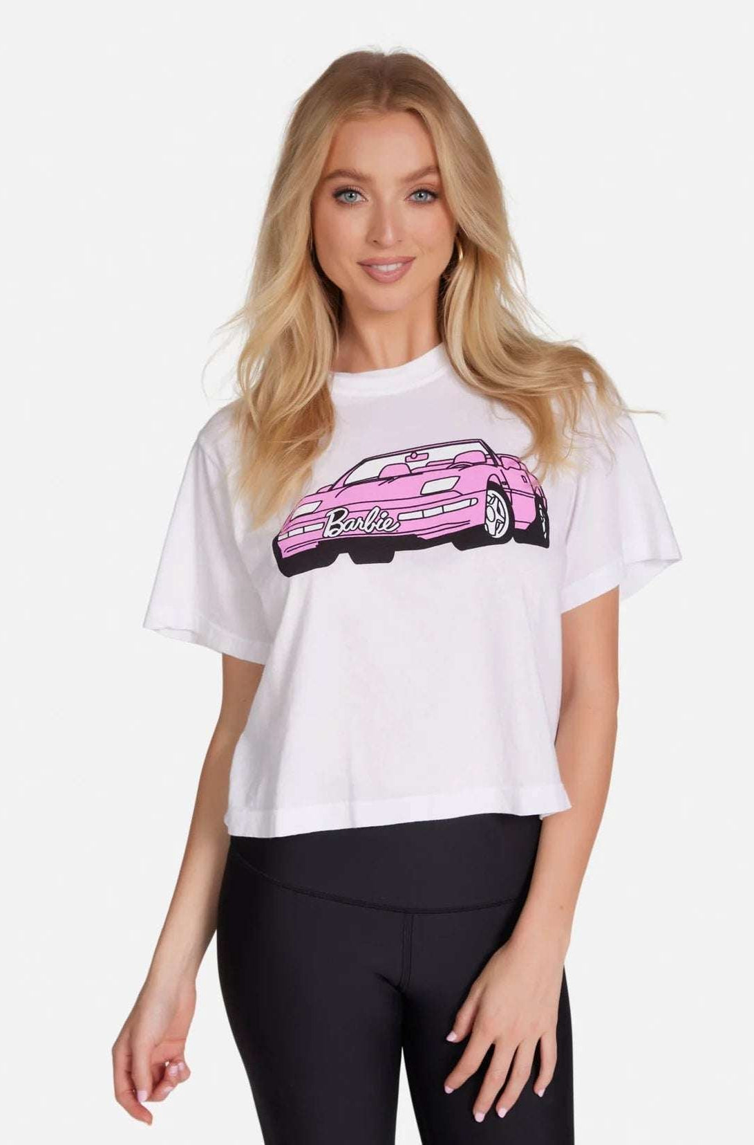 Lauren Moshi Rue Barbie Convertible Crop T-Shirt - Spoiled Brat