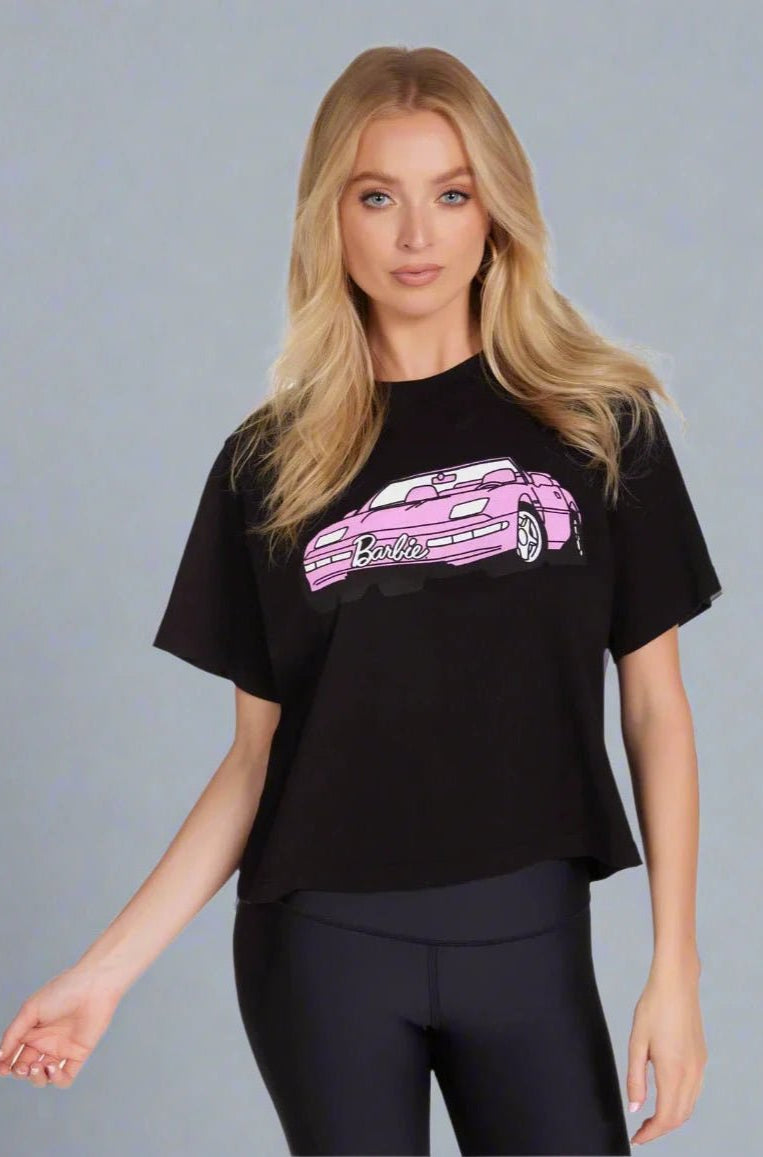 Lauren Moshi Rue Barbie Convertible Crop T-Shirt - Spoiled Brat