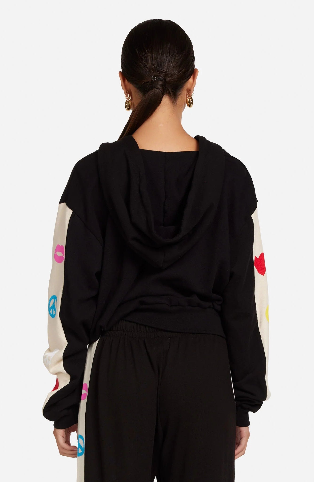 Shop Lauren Moshi Lauren Moshi Shanley Elements Zip Hoodie Sweater for women – premium loungewear and festival fashion at Spoiled Brat