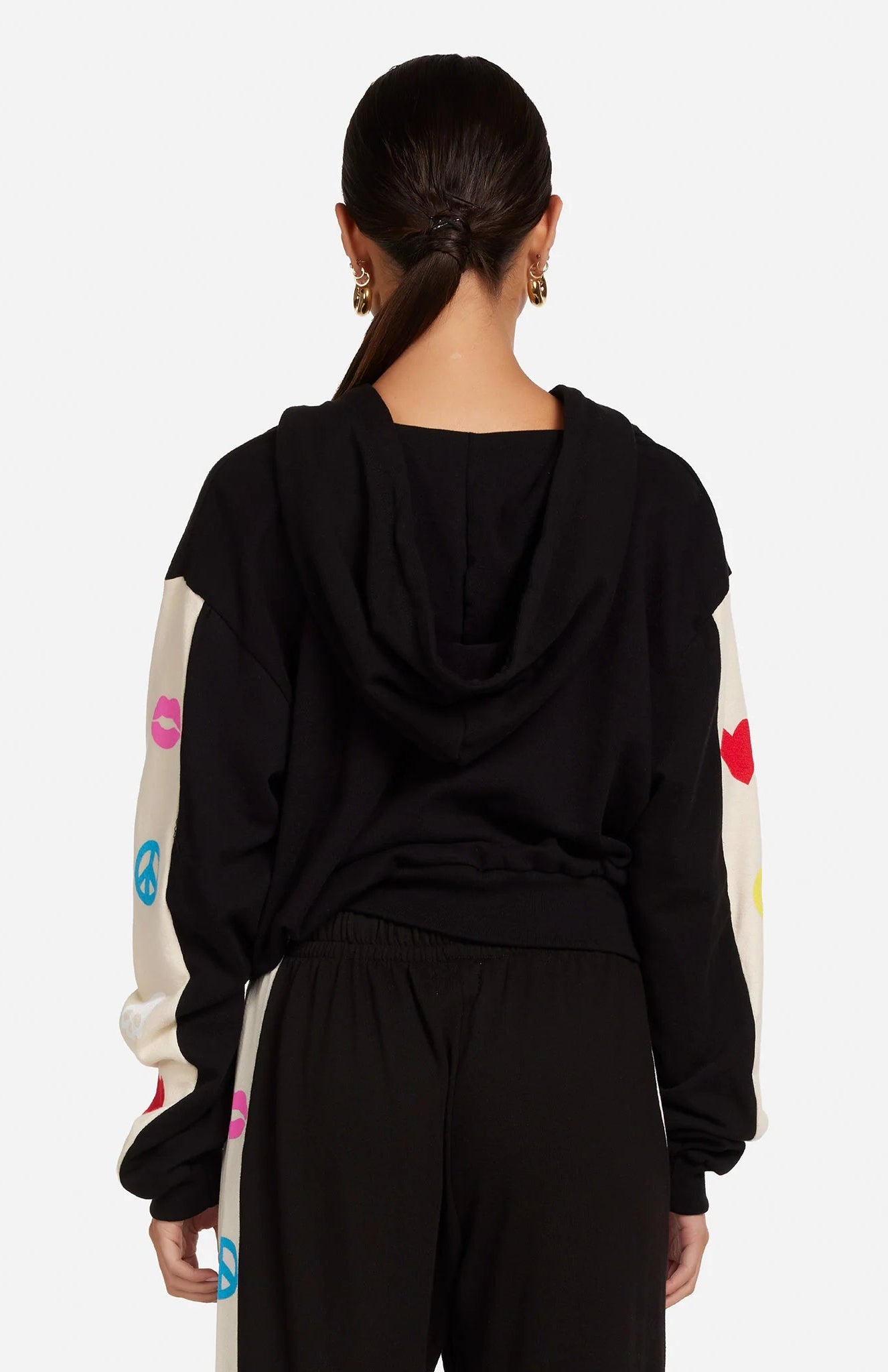 Shop Lauren Moshi Lauren Moshi Shanley Elements Zip Hoodie Sweater for women – premium loungewear and festival fashion at Spoiled Brat