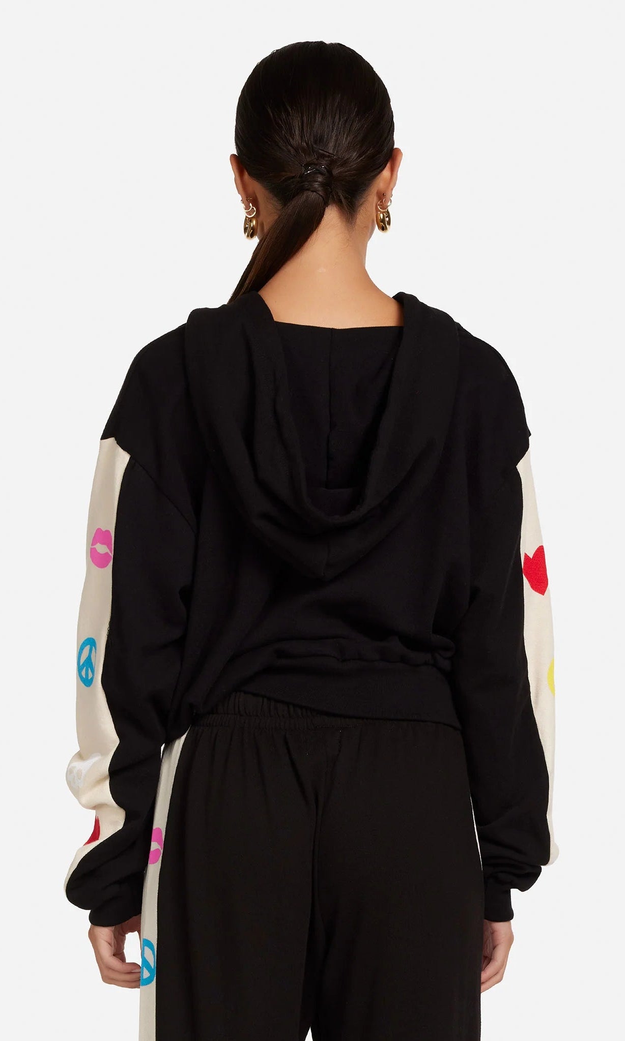 Shop Lauren Moshi Lauren Moshi Shanley Elements Zip Hoodie Sweater for women – premium loungewear and festival fashion at Spoiled Brat