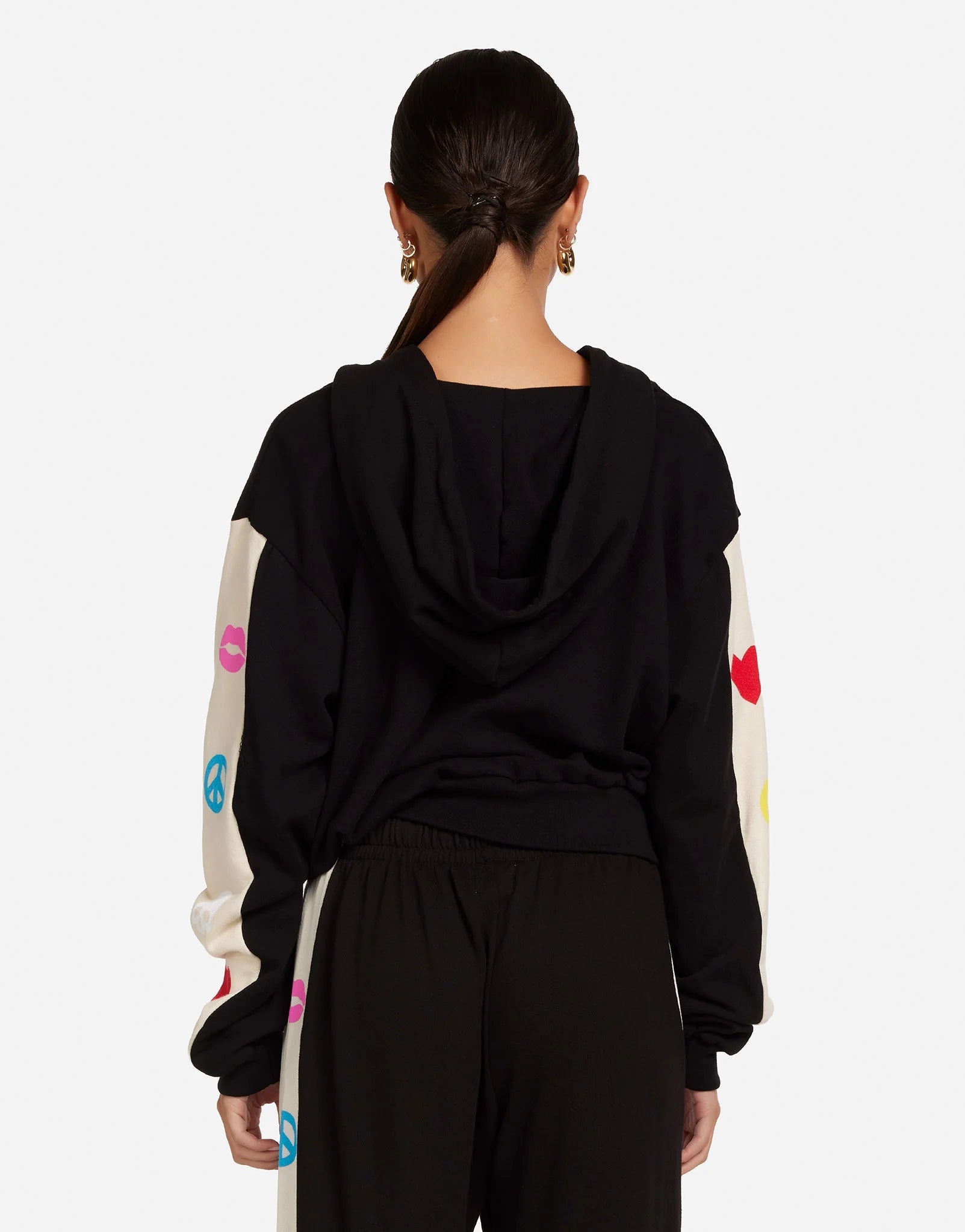 Shop Lauren Moshi Lauren Moshi Shanley Elements Zip Hoodie Sweater for women – premium loungewear and festival fashion at Spoiled Brat