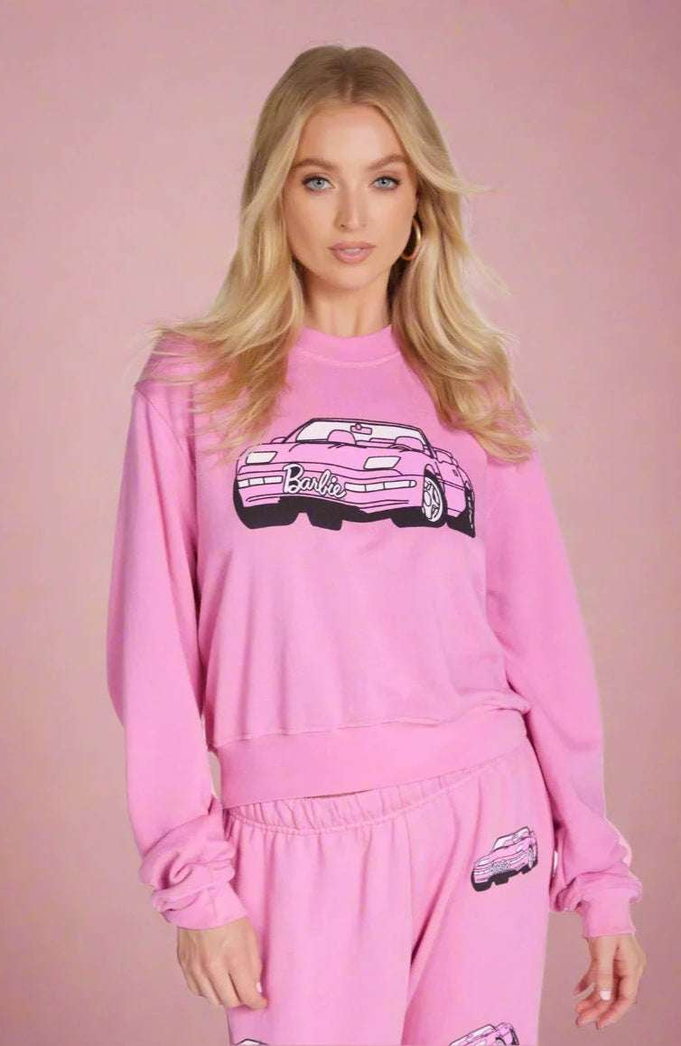 Lauren Moshi Spalding Barbie Convertible Sweatshirt - Spoiled Brat
