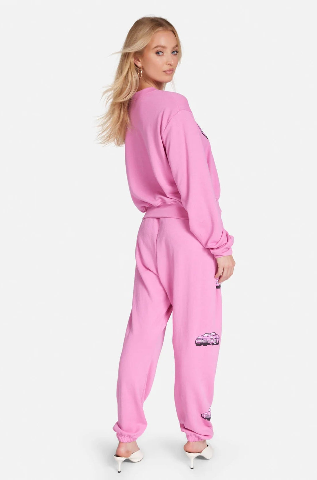 Shop Lauren Moshi Lauren Moshi Spalding Barbie Convertible Sweatshirt Sweater for women – premium loungewear and festival fashion at Spoiled Brat