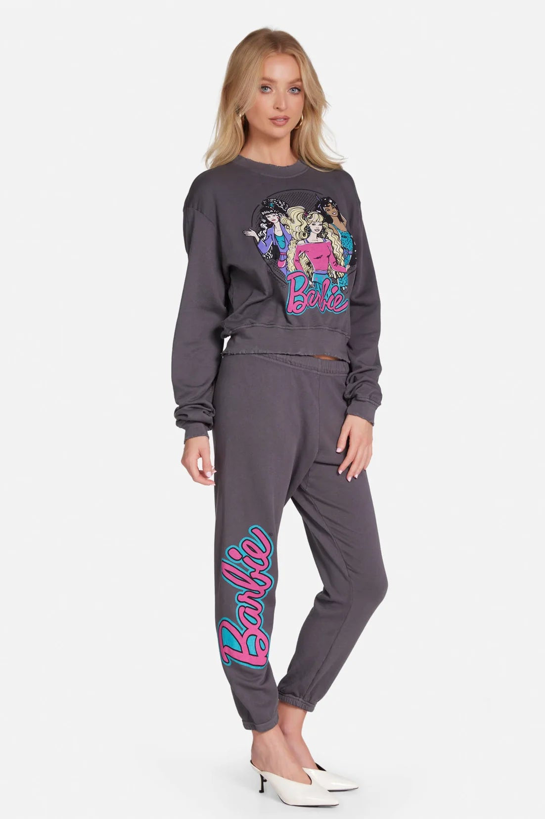 Shop Lauren Moshi Lauren Moshi Spalding Barbie Sweatshirt Sweater for women – premium loungewear and festival fashion at Spoiled Brat