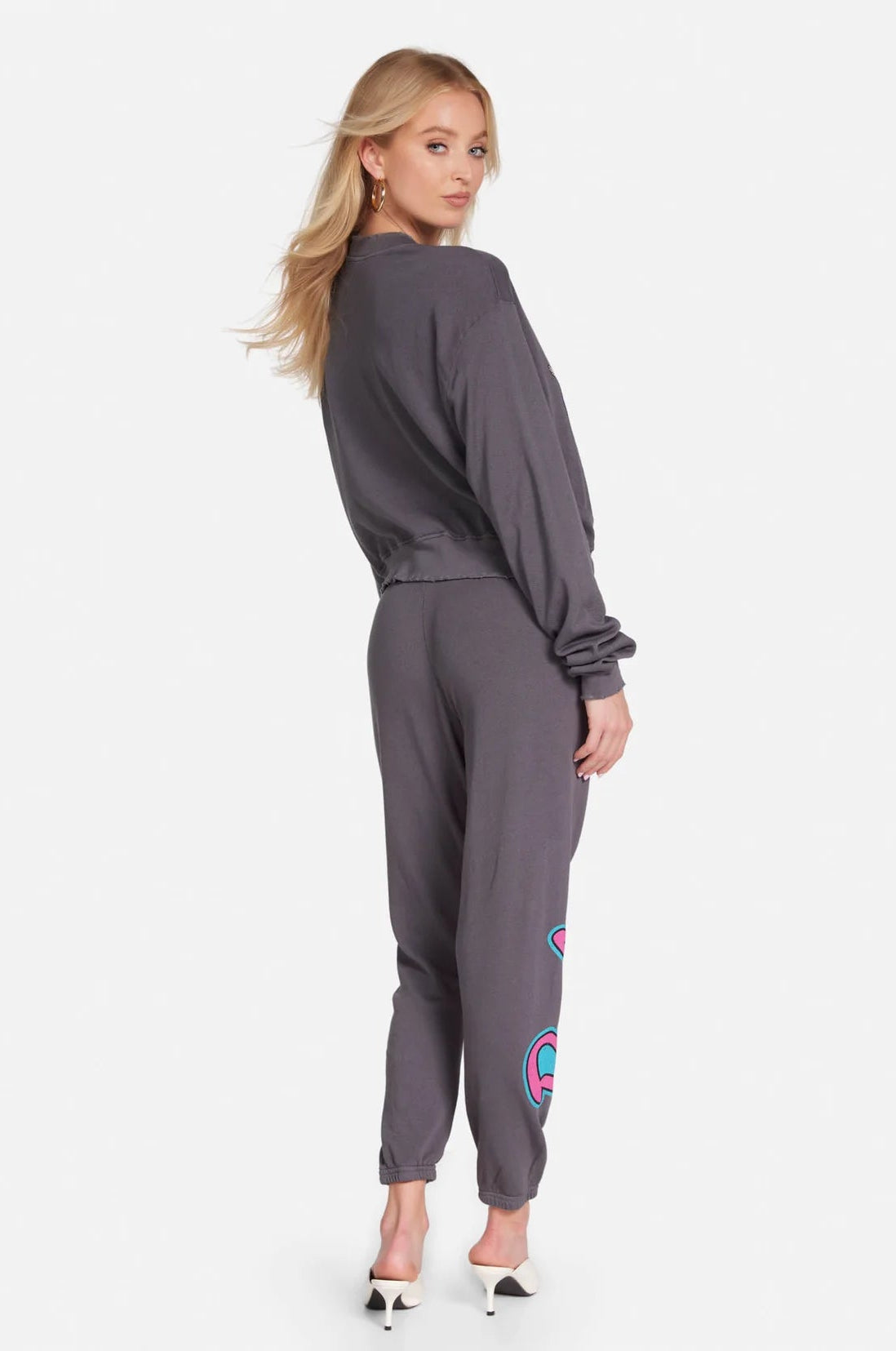 Shop Lauren Moshi Lauren Moshi Spalding Barbie Sweatshirt Sweater for women – premium loungewear and festival fashion at Spoiled Brat