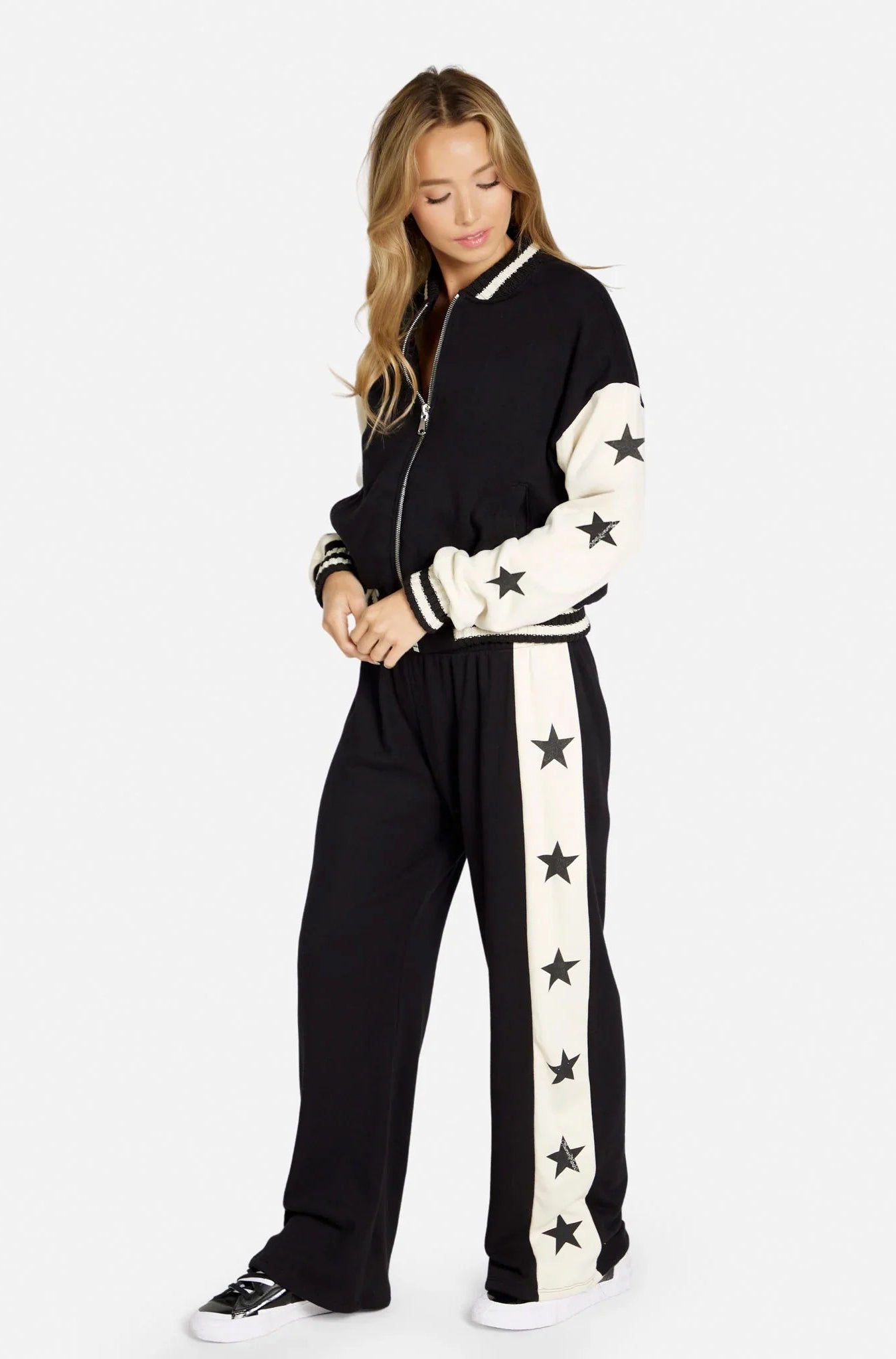 Lauren Moshi Taissa Stars Zip Jacket - Spoiled Brat