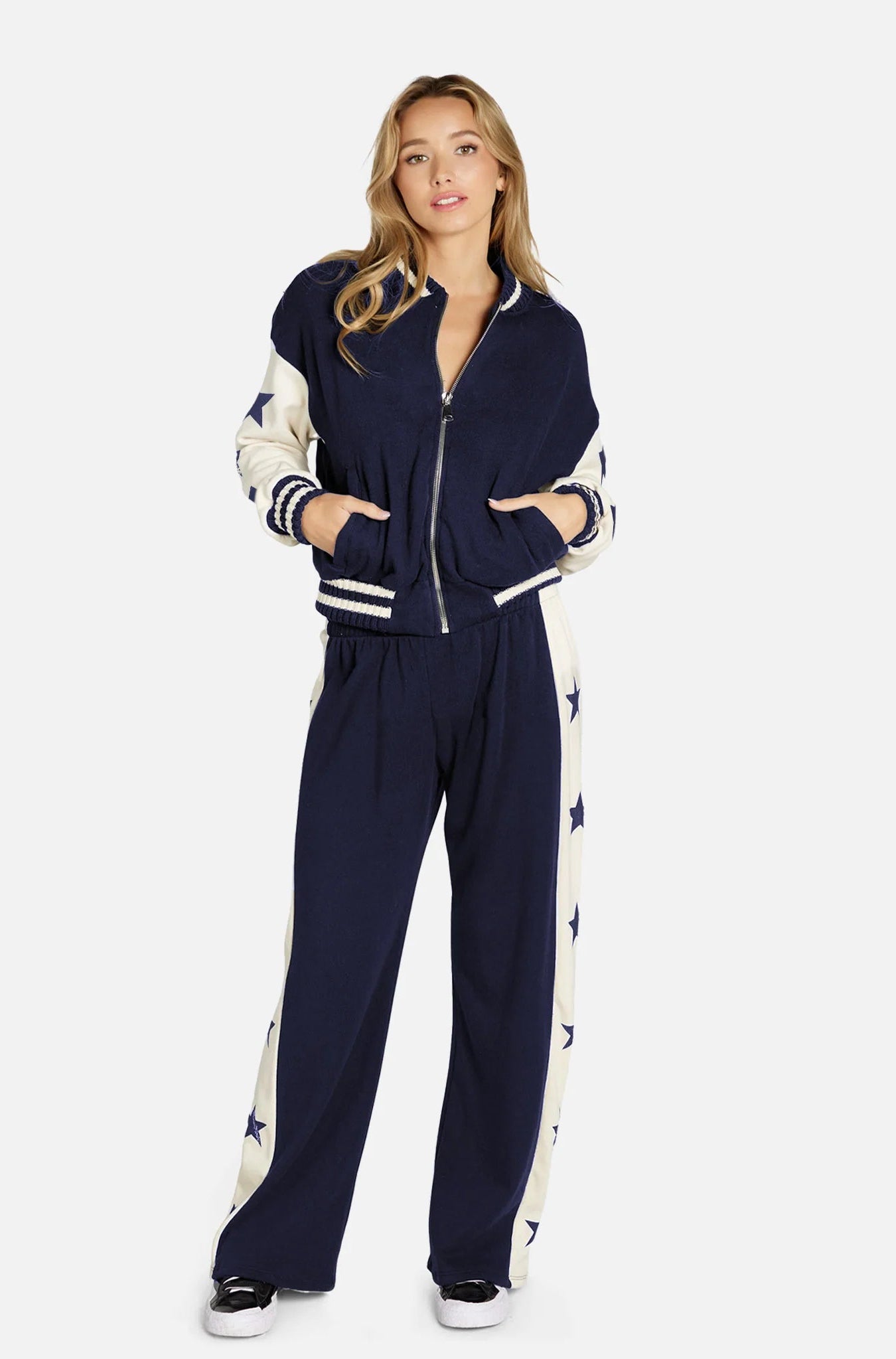 Lauren Moshi Taissa Stars Zip Jacket - Spoiled Brat