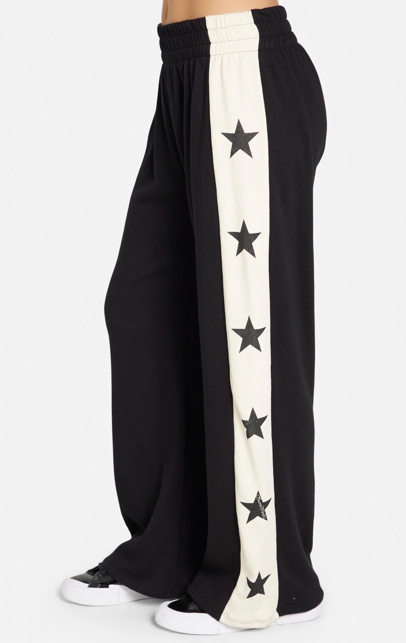 Shop Lauren Moshi Lauren Moshi Tawny Stars Wide Leg Pants Sweatpants for women – premium loungewear and festival fashion at Spoiled Brat