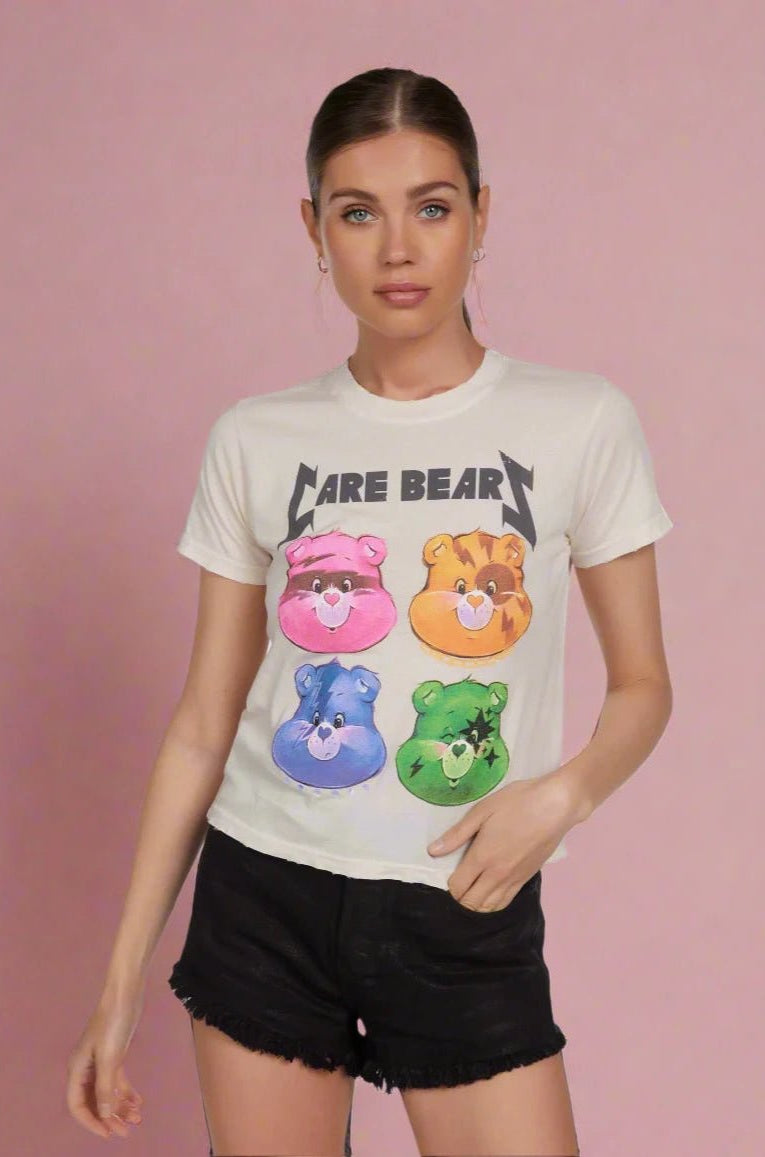 Shop Lauren Moshi Lauren Moshi Ursula Rock Care Bears Tee T-Shirt for women – premium loungewear and festival fashion at Spoiled Brat