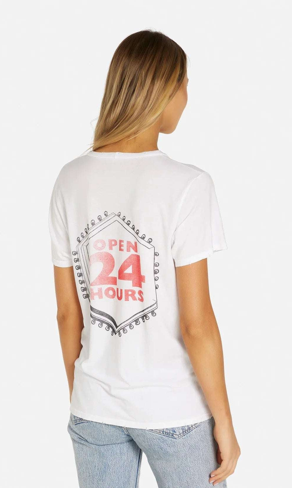 Shop Lauren Moshi Lauren Moshi Wolf Mels Drive - In Boyfriend T-Shirt T-Shirt for women – premium loungewear and festival fashion at Spoiled Brat