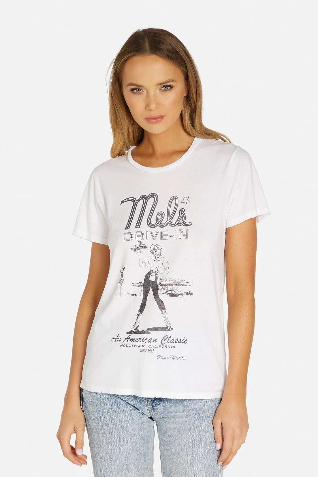 Shop Lauren Moshi Lauren Moshi Wolf Mels Drive - In T-Shirt T-Shirt for women – premium loungewear and festival fashion at Spoiled Brat