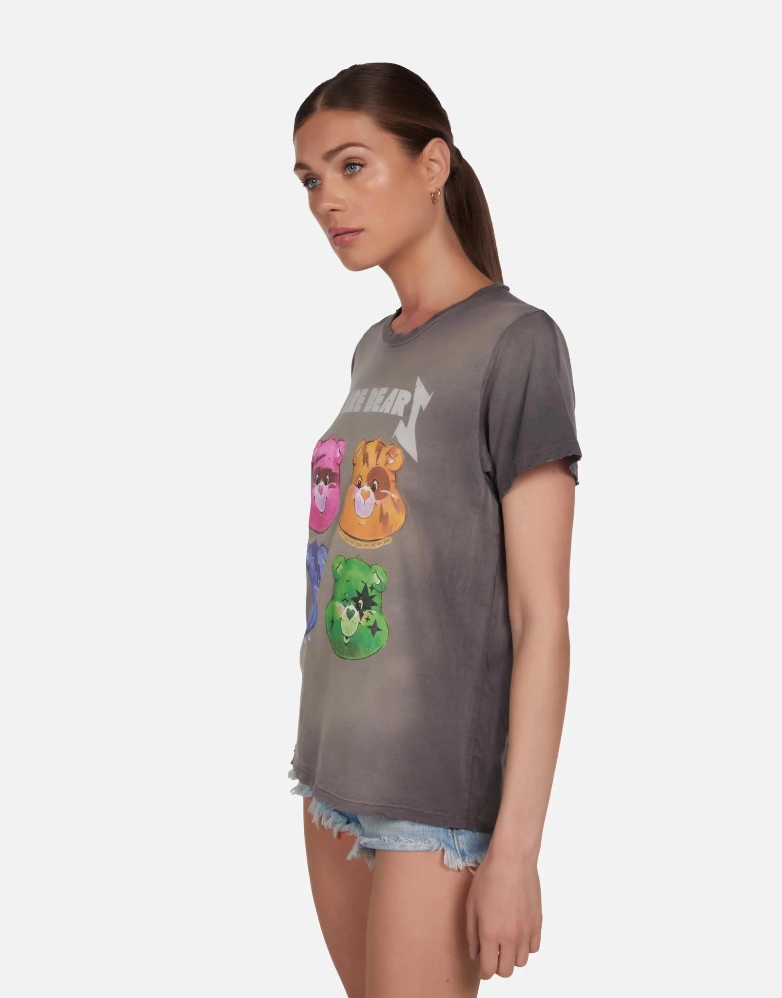 Lauren Moshi Wolf Rock Care Bears Tee - Spoiled Brat