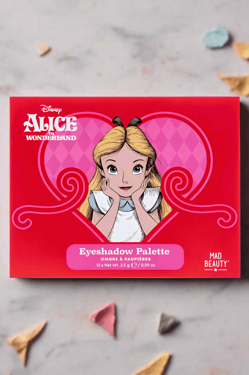 Shop Mad Beauty Disney Alice in Wonderland Eyeshadow Palette Eyeshadow for women – premium loungewear and festival fashion at Spoiled Brat