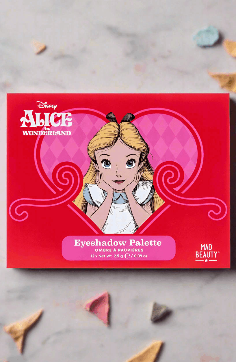 Shop Mad Beauty Disney Alice in Wonderland Eyeshadow Palette Eyeshadow for women – premium loungewear and festival fashion at Spoiled Brat