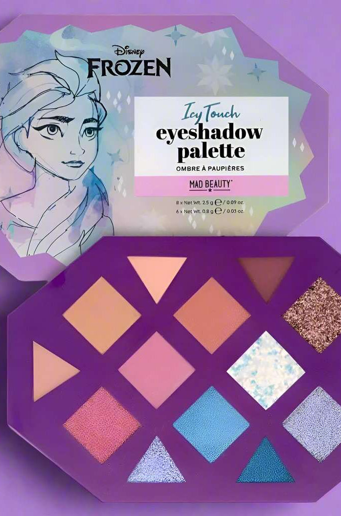 Shop Mad Beauty Disney Frozen Icy Touch Eyeshadow Palette Eyeshadow for women – premium loungewear and festival fashion at Spoiled Brat