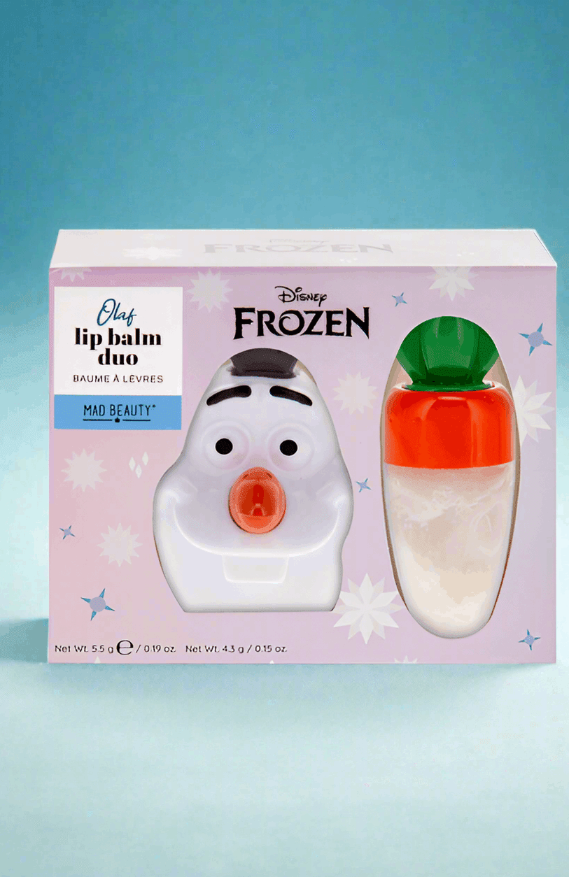 Shop Mad Beauty Disney Frozen Lip Balm Duo Lip Balm for women – premium loungewear and festival fashion at Spoiled Brat