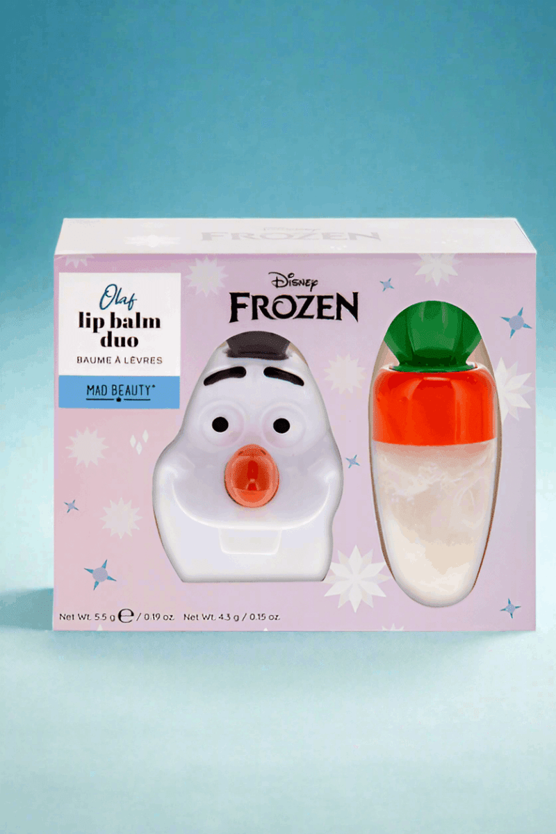 Shop Mad Beauty Disney Frozen Lip Balm Duo Lip Balm for women – premium loungewear and festival fashion at Spoiled Brat