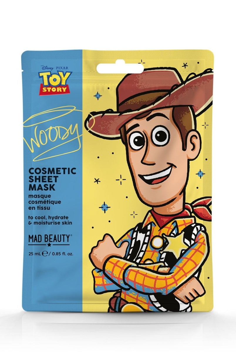 Shop Mad Beauty Disney Pixar Toy Story Cosmetic Face Mask - Woody Face Mask for women – premium loungewear and festival fashion at Spoiled Brat