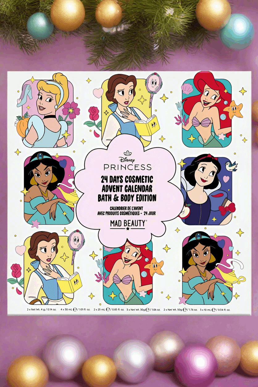 Shop Mad Beauty Disney Princess Express Yourself - 24 Day Advent Advent Calendar for women – premium loungewear and festival fashion at Spoiled Brat