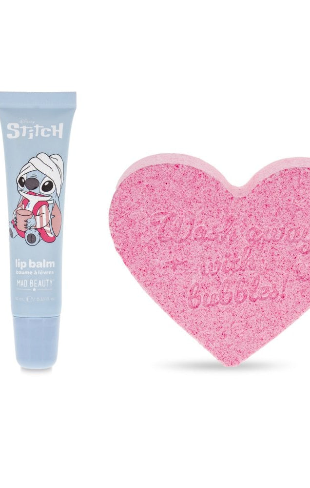 Shop Mad Beauty Disney Stitch Pamper Fizzer & Lip Balm Lip Balm for women – premium loungewear and festival fashion at Spoiled Brat