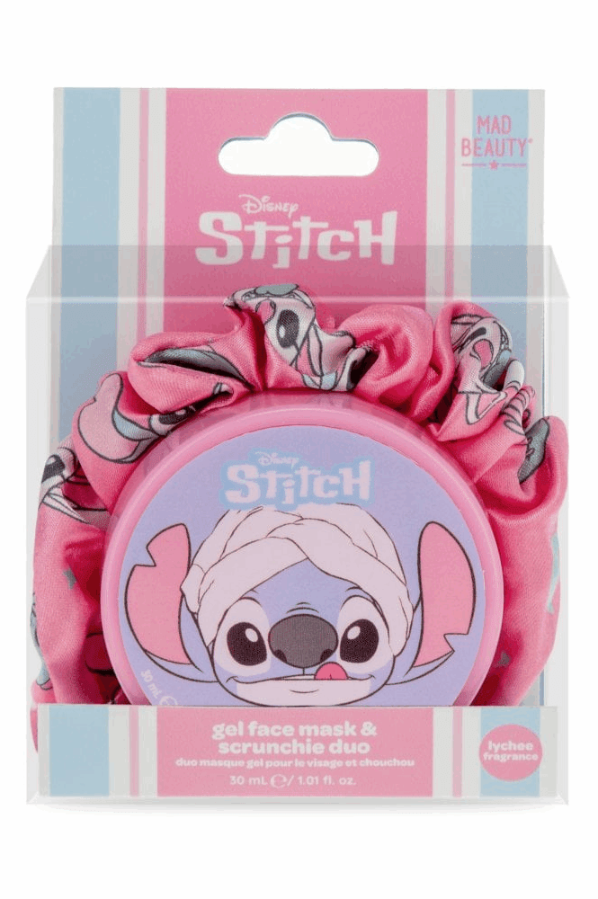 Shop Mad Beauty Disney Stitch Pamper Gel Face Mask & Scrunchie Duo Gifts for women – premium loungewear and festival fashion at Spoiled Brat