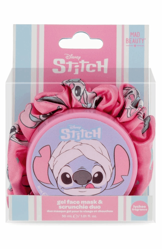 Shop Mad Beauty Disney Stitch Pamper Gel Face Mask & Scrunchie Duo Gifts for women – premium loungewear and festival fashion at Spoiled Brat