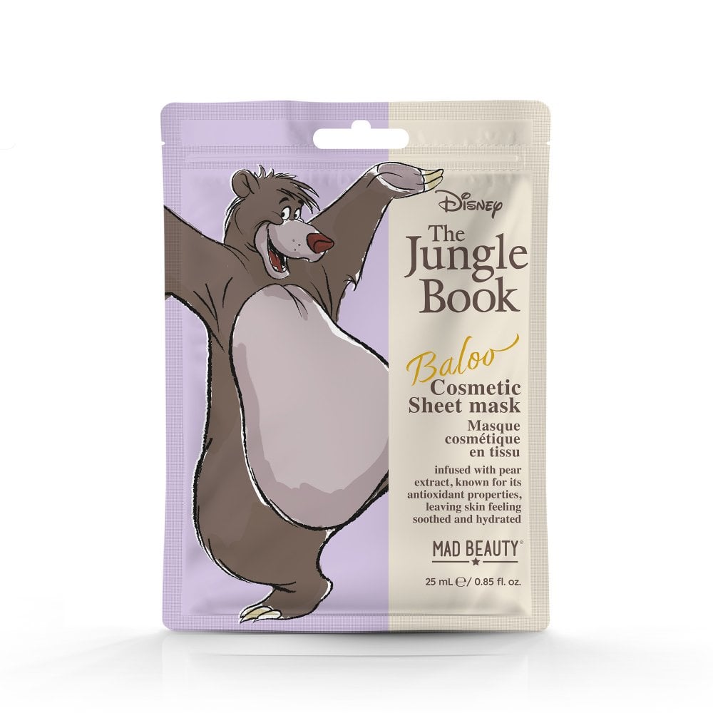 Shop Mad Beauty Disney The Jungle Book Cosmetic Sheet Mask Collection Face Mask for women – premium loungewear and festival fashion at Spoiled Brat