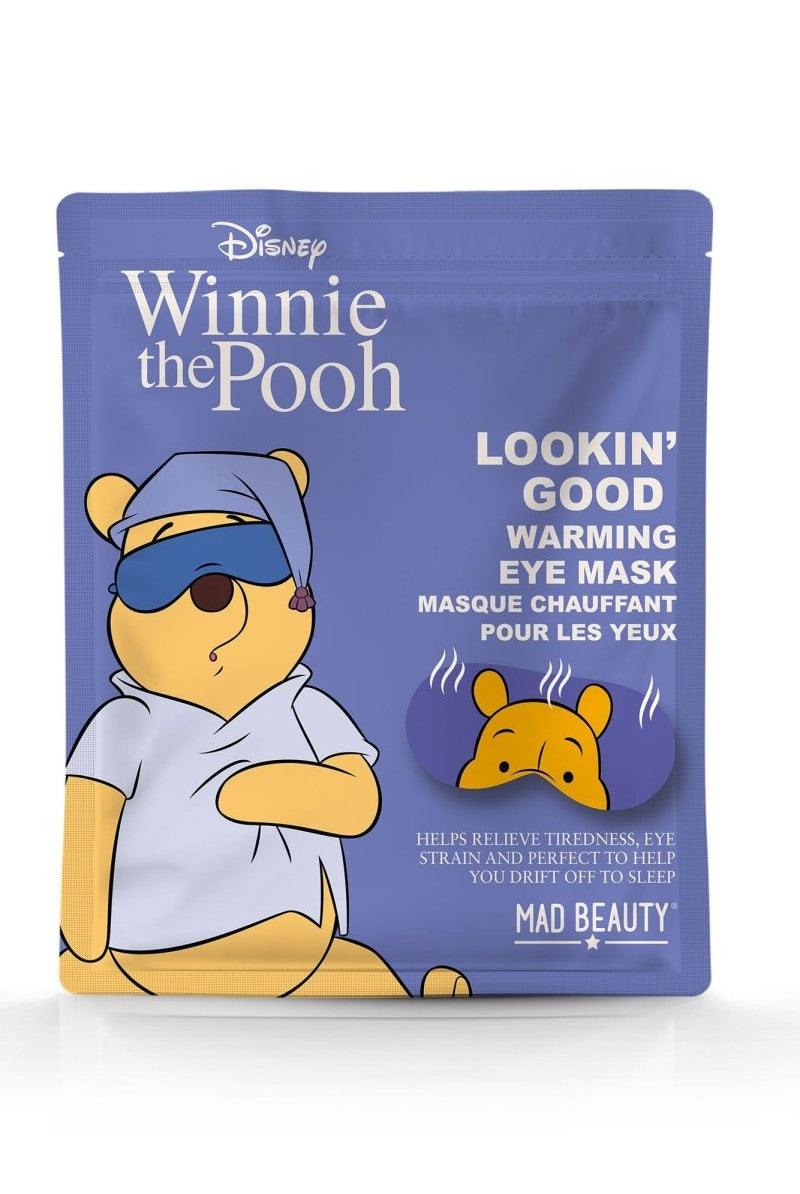 Shop Mad Beauty Disney Winnie The Pooh Warming Eye Mask Sleep Mask for women – premium loungewear and festival fashion at Spoiled Brat
