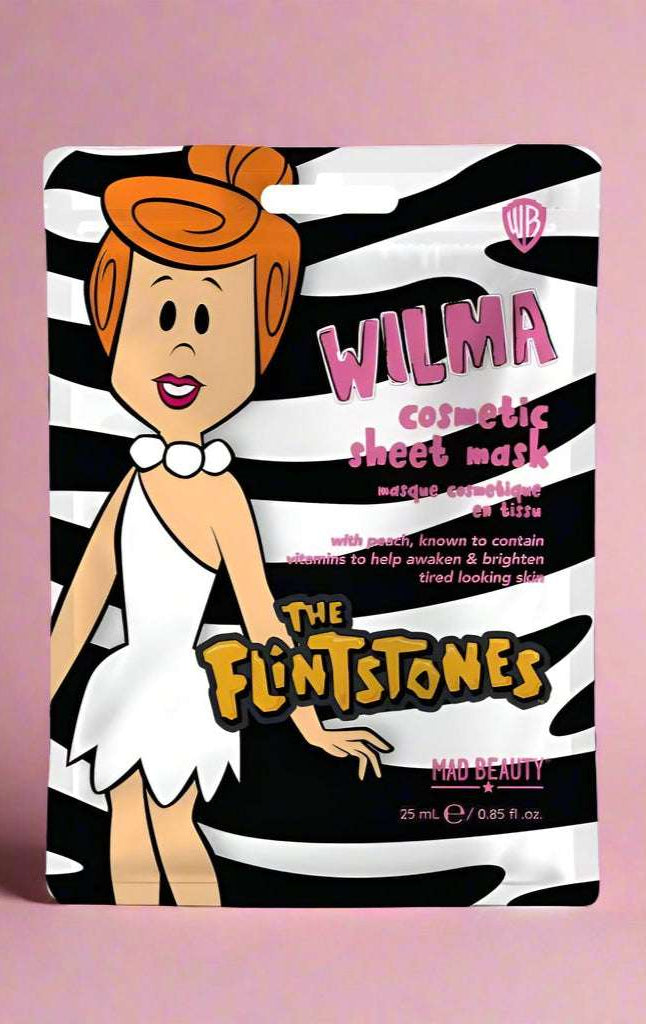 Mad Beauty Warner Brothers Flintstones Cosmetic Sheet Mask as seen on Karen Hauer Face Mask by Mad Beauty as seen on celebrities