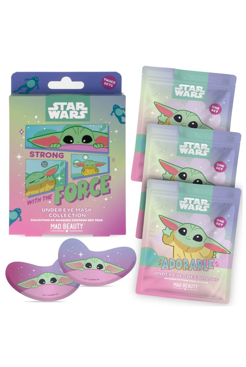 Shop Mad Beauty Star Wars Grogu Under Eye Mask Collection (3 sets) Beauty Product for women – premium loungewear and festival fashion at Spoiled Brat