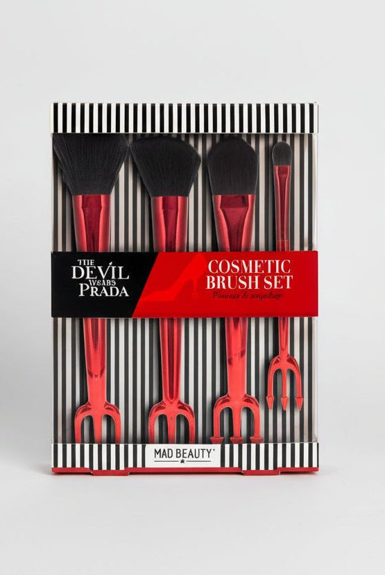 Shop Mad Beauty The Devil Wears Prada Cosmetic Brush Set Makeup Brushes for women – premium loungewear and festival fashion at Spoiled Brat