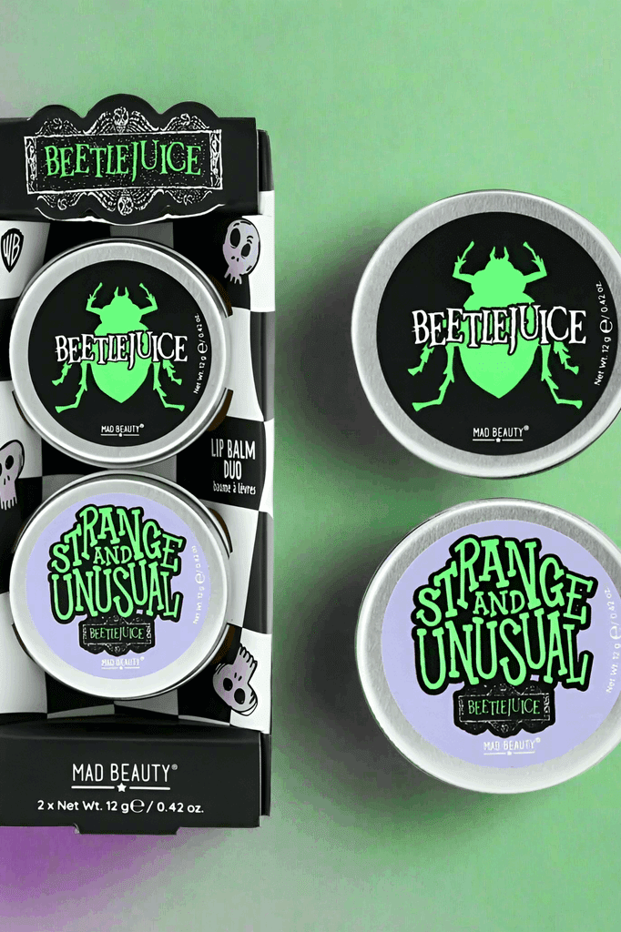 Warner Brothers Beetlejuice Lip Balm Duo by Mad Beauty – Lip Balm – | Spoiled Brat UK
