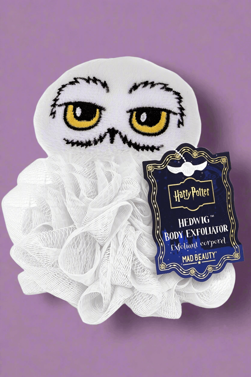 Shop Mad Beauty Warner Brothers Harry Potter Hedwig Body Exfoliator Gifts for women – premium loungewear and festival fashion at Spoiled Brat