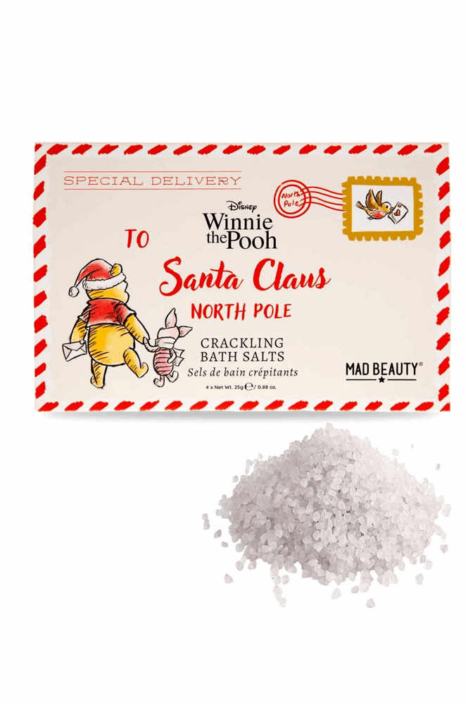 Shop Mad Beauty Winnie The Pooh Festive Crackling Bath Salts Bath Bombs for women – premium loungewear and festival fashion at Spoiled Brat