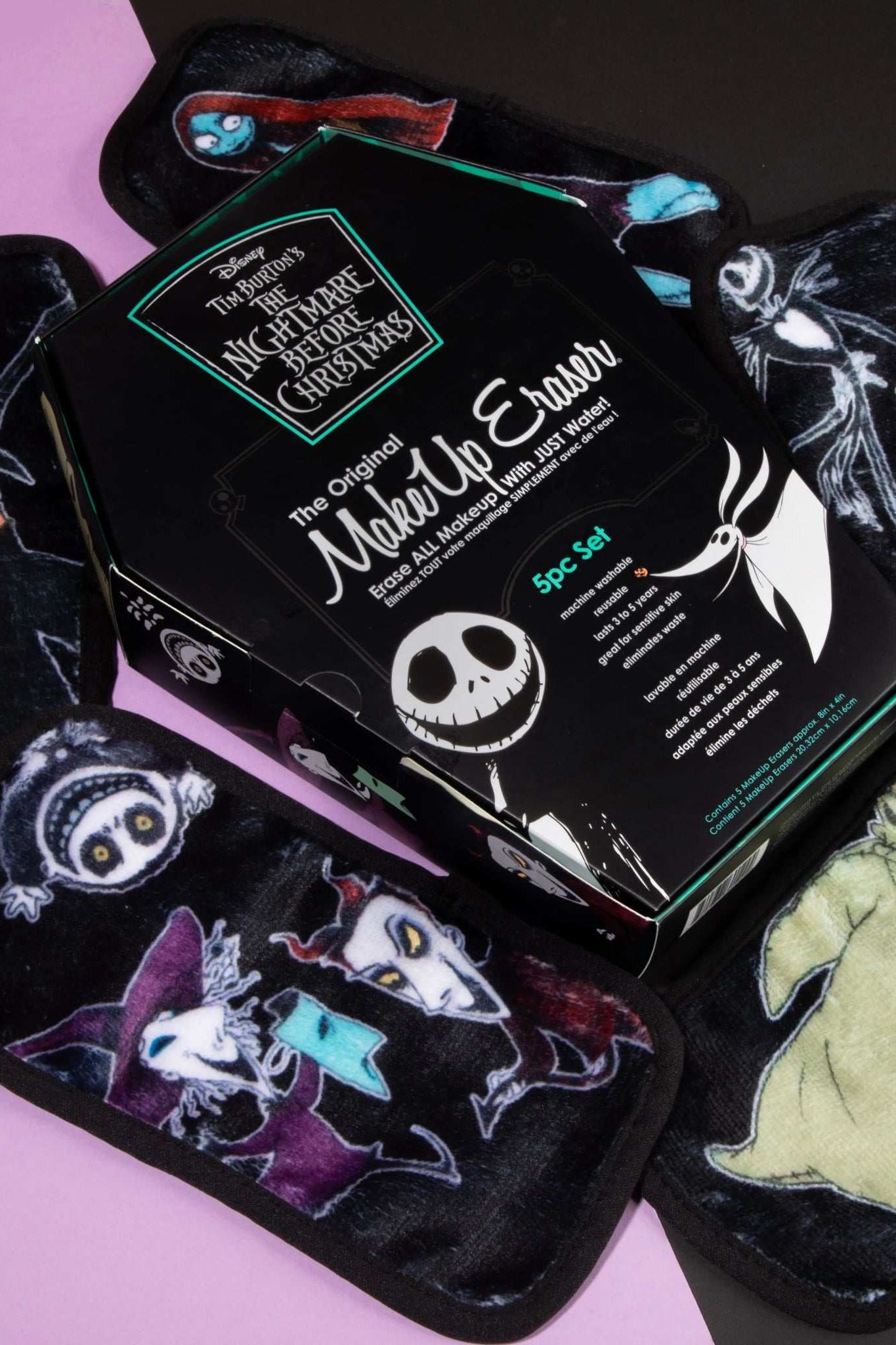 Makeup Eraser Disney Nightmare Before Christmas 5pc Mini Set by Makeup Eraser – Beauty Product – | Spoiled Brat UK