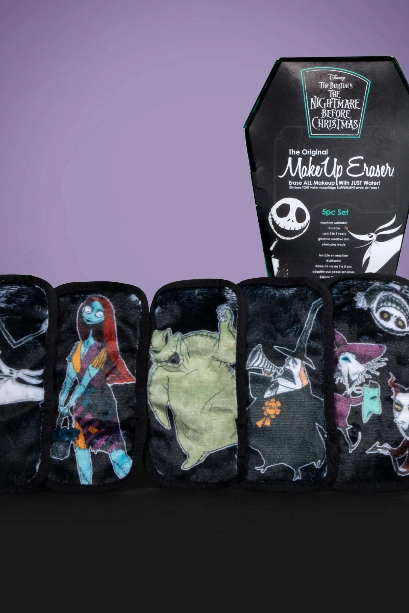 Makeup Eraser Disney Nightmare Before Christmas 5pc Mini Set by Makeup Eraser – Beauty Product – | Spoiled Brat UK