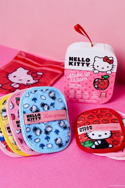 Makeup Eraser Hello Kitty 7-Day Classic Set by Makeup Eraser – Beauty Product – White | Spoiled Brat UK